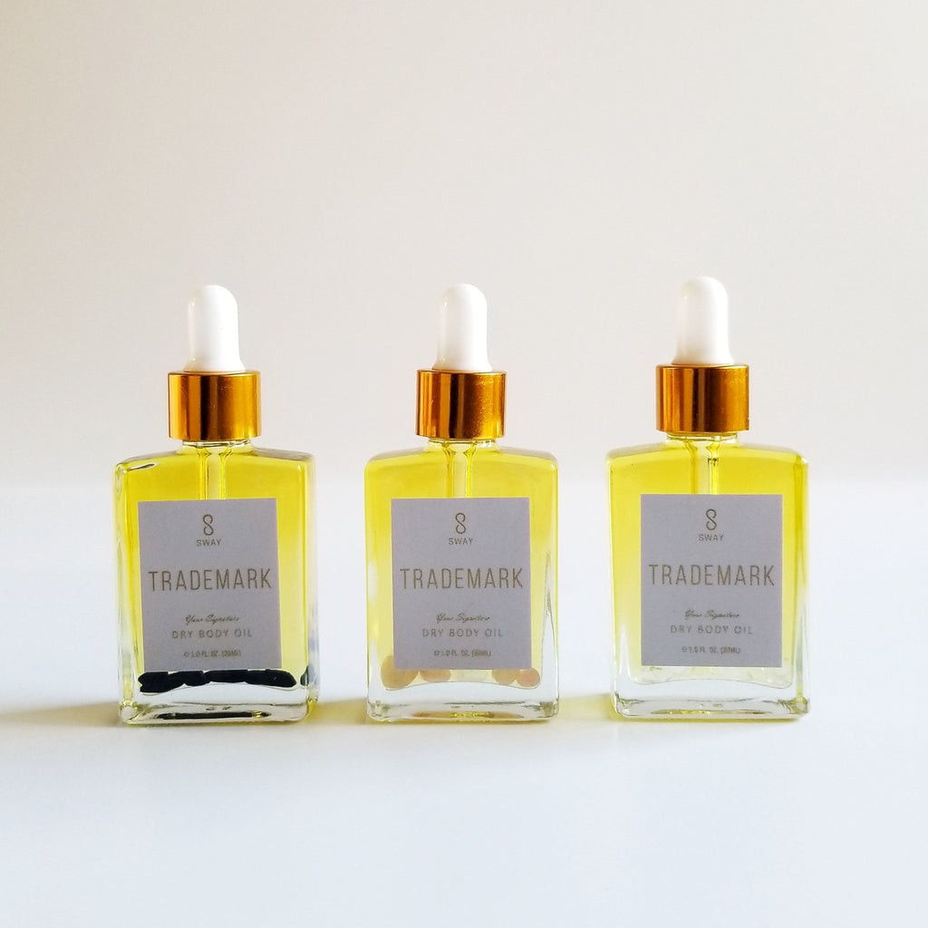 TRADEMARK Dry Body Oil Crystal Collection (3-bottle kit)