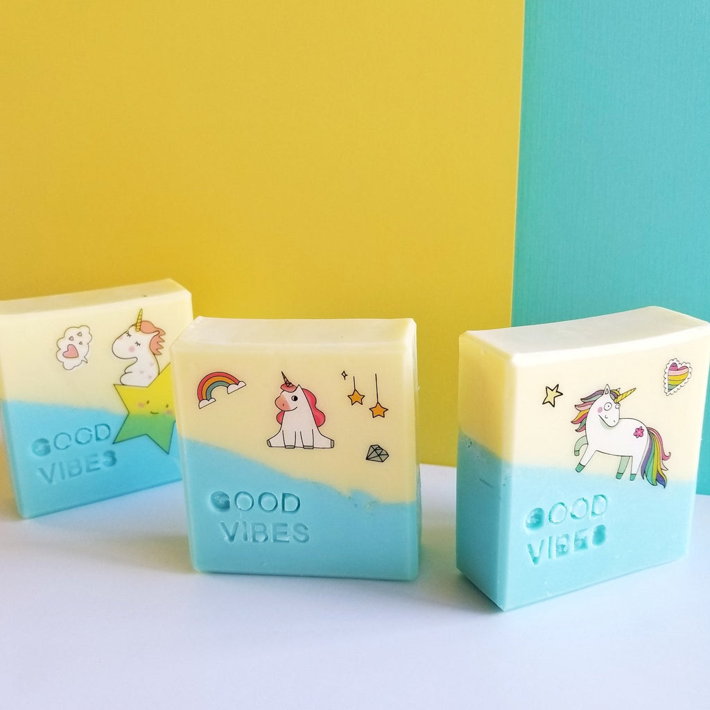 Good Vibes Shea Butter Soap -Unicorn Edition