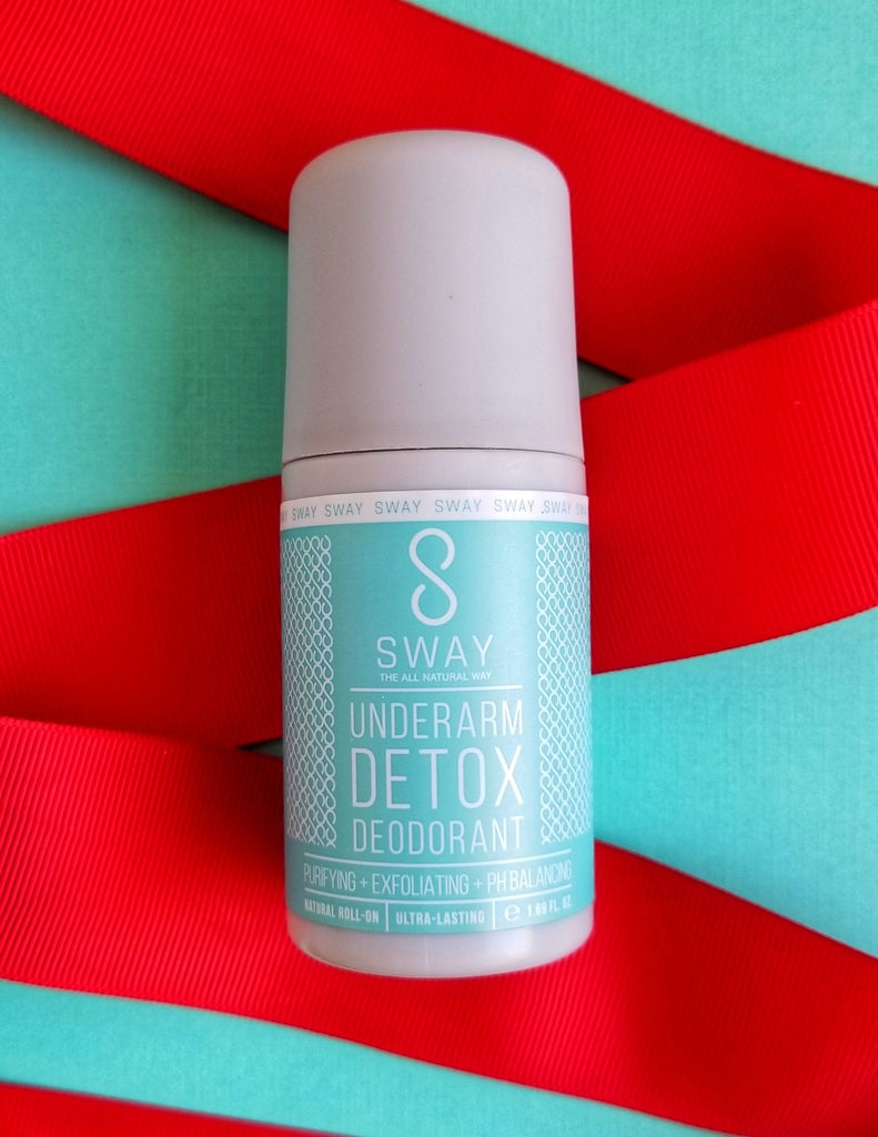 SWAY Underarm Detox Deodorant - Best Natural Deodorant for Women, Men and Teens
