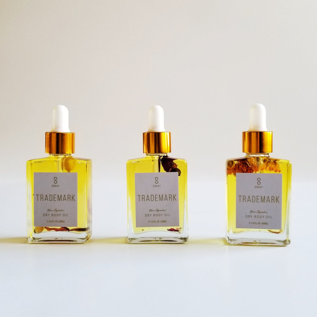 TRADEMARK Dry Body Oil Floral Collection (3-bottle kit)