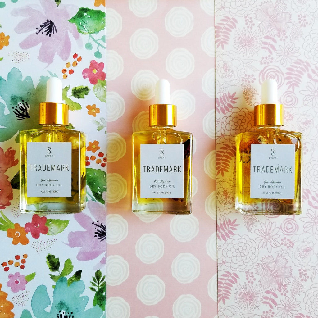 TRADEMARK Dry Body Oil Floral Collection (3-bottle kit)