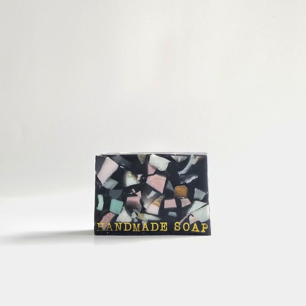 Terrazzo Soap Charcoal + Peppermint Spa